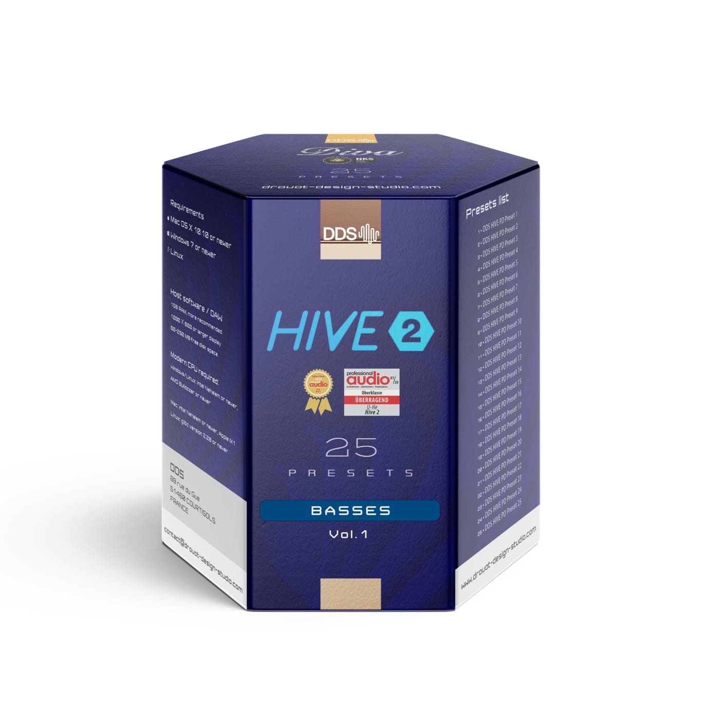 HIVE 2 - Soft Basses - 25 presets pack - Vol. 1